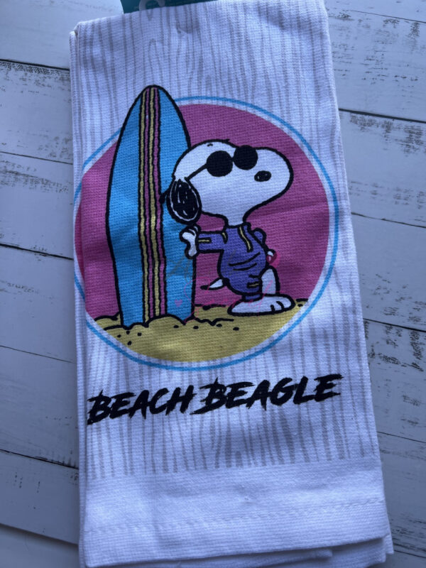 Paños de cocina -Snoopy  Beach